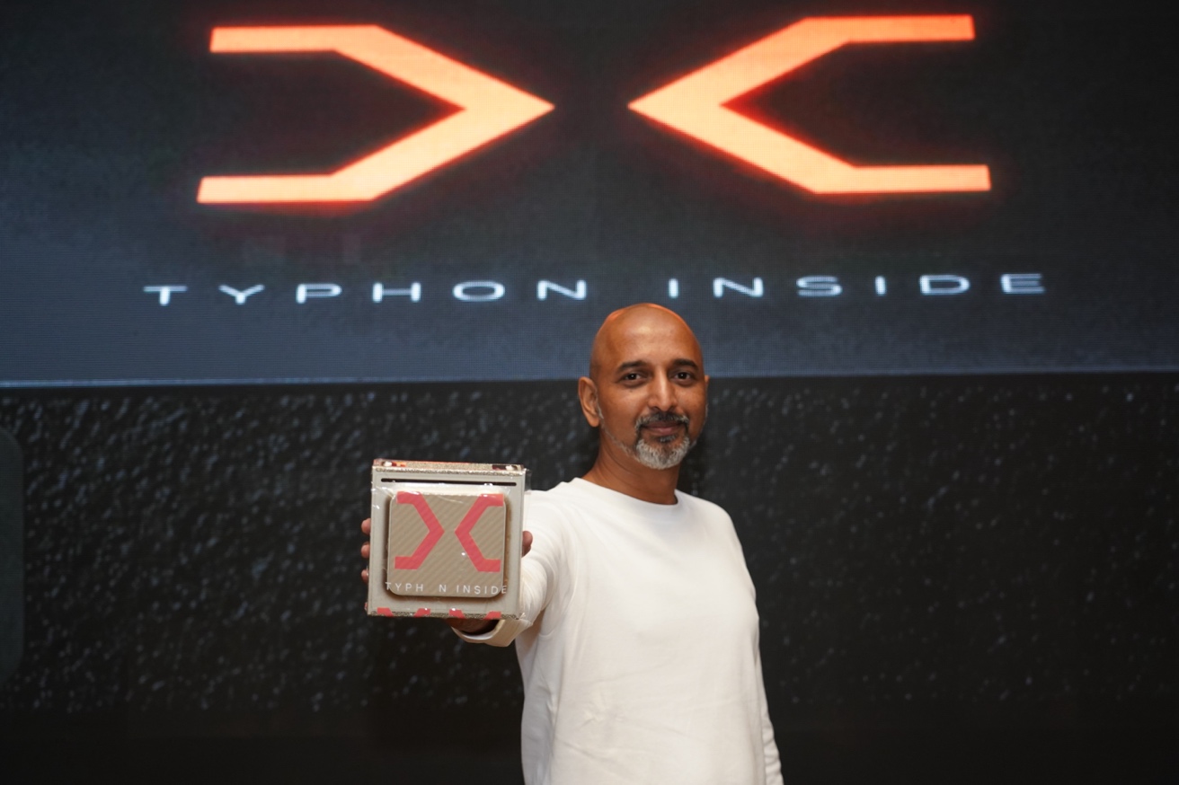 Rajshekhar Pullabhatla, Founder of BreachX, with the Typhon Inside module.